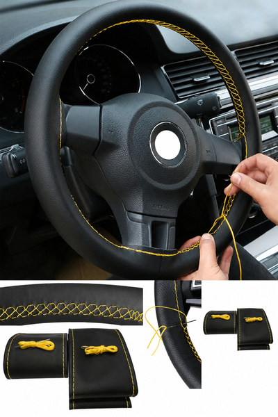 devirhesapdevri Hyundai Accent Era 2006-2011 Uyumlu Direksiyon Kılıfı Dikmeli...