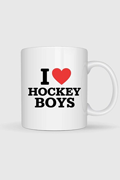 Bahriyeli Collection Off Campus I Love Hockey Boys Printed Mug