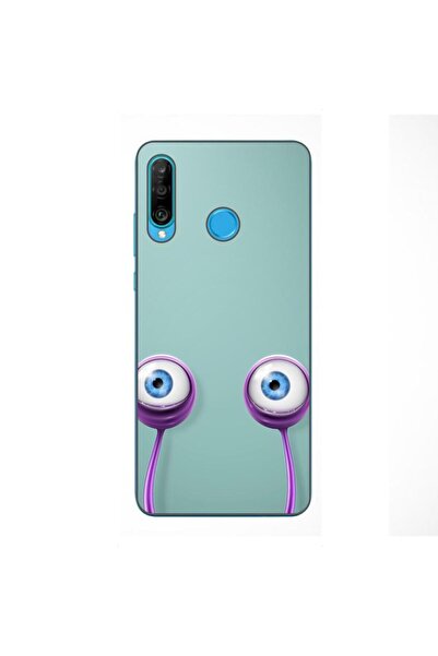 OEM Husa compatibila cu Huawei P30 Lite Silicon Gel Tpu Model Snail Eyes