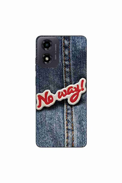 OEM Θήκη συμβατή με Motorola Moto G24 Σιλικόνης Τζελ TPU, Μοντέλο No Way Jeans