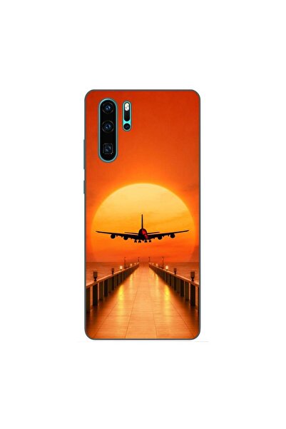 OEM Θήκη συμβατή με Huawei P30 Pro Σιλικόνης Τζελ TPU Σχέδιο Αεροπλάνο Ηλιοβα...