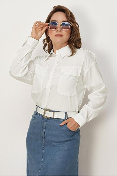 Alvina Shirt Collar Tunic 46594