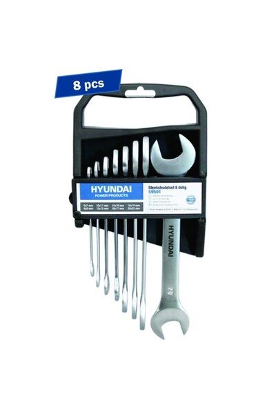 Hyundai Set de 8 chei fixe 6-22 HY-59501