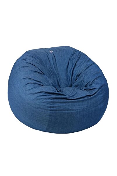 Pufrelax Fotoliu King Size, Material Textil - Blue Denim