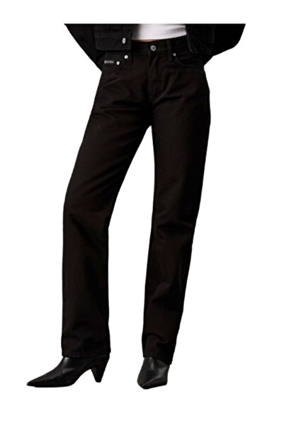 Calvin Klein Γυναικείο Straight Τζιν Μαύρο J20J223999-1BY