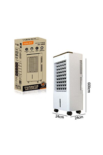 HALEY Φορητός Ψύκτης Αέρα, 2000 W, Δεξαμενή 7 λίτρων, 3 Ταχύτητες, 2 Παγοκύστ...