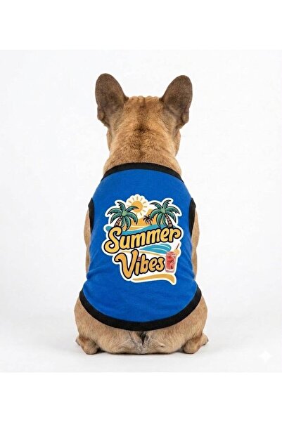 PetiliDünya Summer vibes köpek atlet kedi köpek kıyafeti
