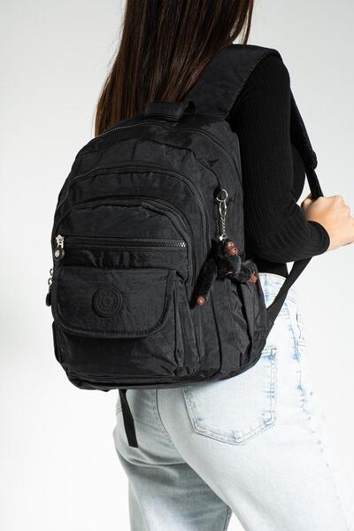 NEMO BAGS Unisex Black Backpack School Bag Laptop-Sports-Travel Bag, Waterpro...