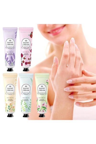 LUOFMISS Set of 5 moisturizing and nourishing hand creams, natural extracts, ...