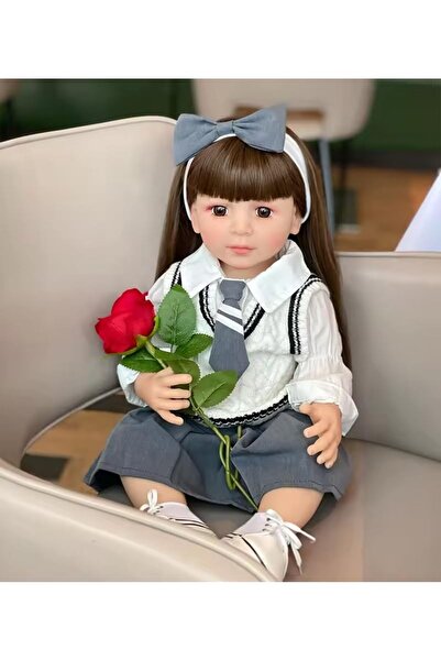 Beauenty Reborn 22 In Realistic Newborn Doll - Soft Vinyl, Weighted Cloth Bod...