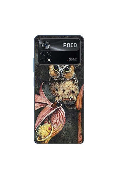 OEM Husa compatibila cu Xiaomi Poco X4 Pro Silicon Gel Tpu Model Owl Painted