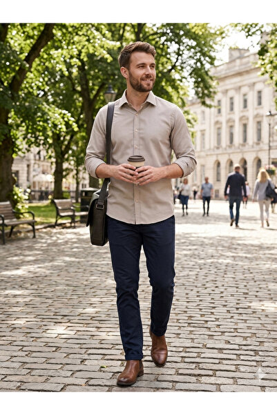 Fine Touch 100% Natural Cotton Shirt – Premium Quality Men's Clothing