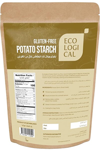 Ecological Gluten free Potato Starch 500g
