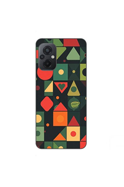 OEM Husa compatibila cu Xiaomi Poco M5 Silicon Gel Tpu Model Retro Shapes