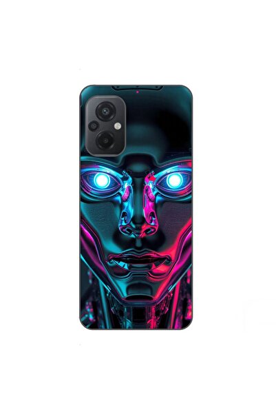 OEM Case compatible with Xiaomi Poco M5 Silicone Gel Tpu Chrome Humanoid Model