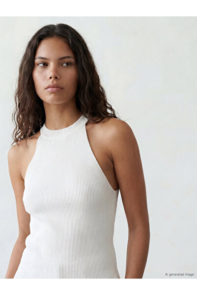 LC Waikiki Halter Neck Women's Knitwear Tank Top