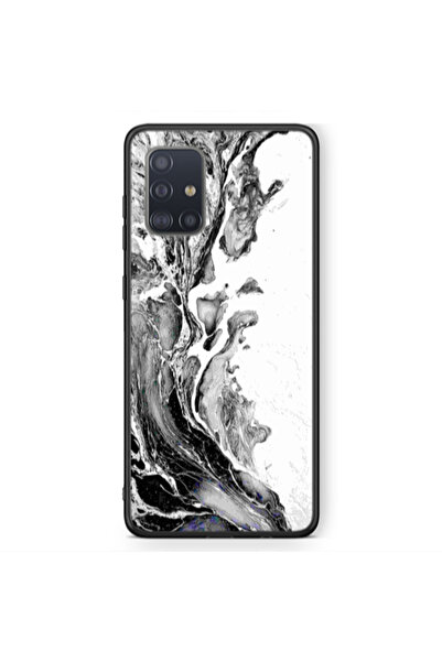 Other Samsung A51 Marble River Black Glossy Θήκη
