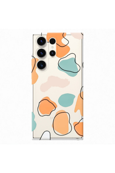 Other Samsung S25 Ultra Colorful spots Transparent Silicone TPU Θήκη