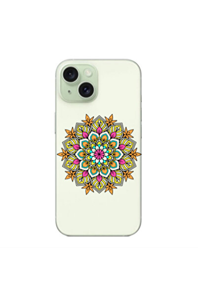 Other Apple iPhone 15 Plus Mandala D6 Transparent Silicone TPU Θήκη