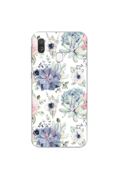 Other Samsung A40 Flower 56 Transparent Silicone TPU Θήκη