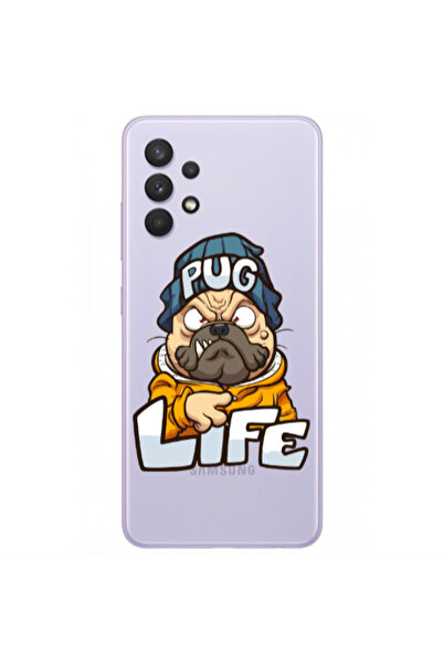 Other Samsung A32 4G Pug Life 2 Transparent Silicone TPU Θήκη