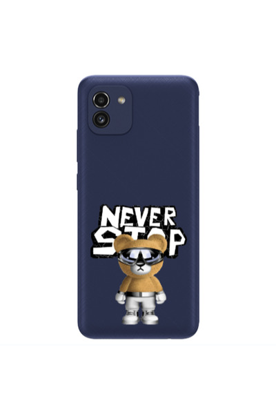 Other Samsung A03 Never stop Transparent Silicone TPU Θήκη