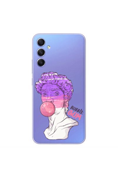 Other Samsung A34 Pin Bubble Transparent Silicone TPU Θήκη