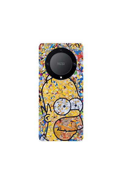 Other Honor Magic5 Lite 5G Simpsons Transparent Silicone TPU Θήκη