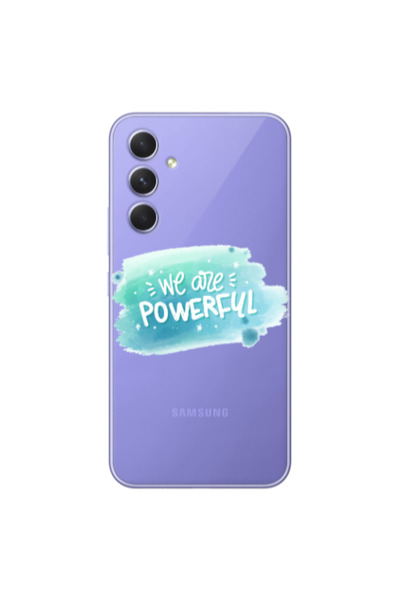 Other Samsung S25 PLUS We are Powerful Transparent Silicone TPU Θήκη