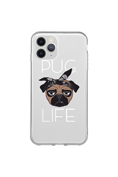 Other Apple iPhone 11 Pro Pug Life Transparent Silicone TPU Θήκη