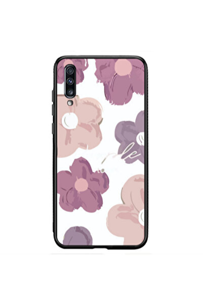 Other Samsung A70 Flowers 2 Black Glossy Θήκη