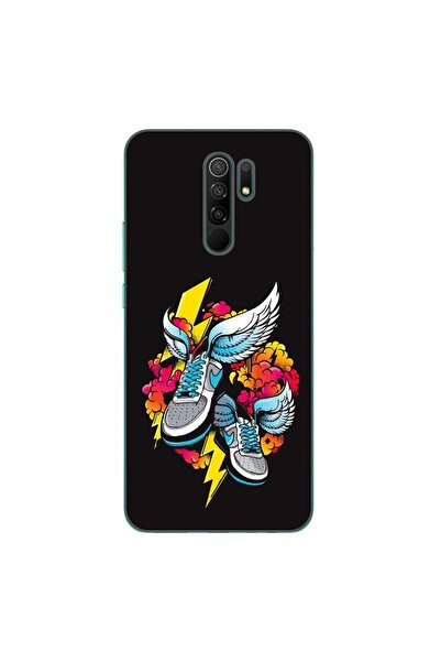 OEM Husa compatibila cu Xiaomi Redmi 9 Silicon Gel Tpu Model Fashion Sneakers