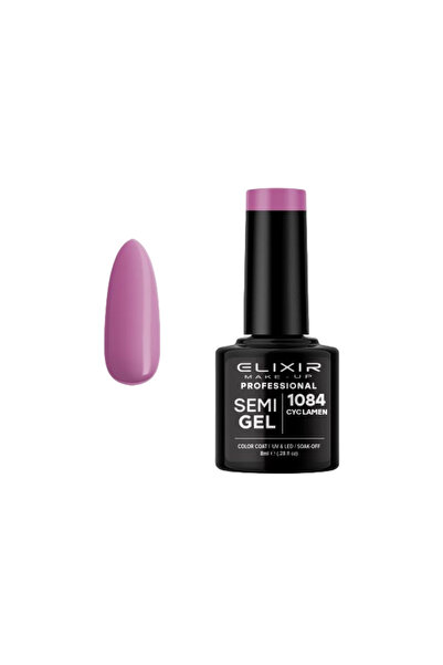 Elixir SEMI GEL (ΗΜΙΜΟΝΙΜΟ ΒΕΡΝΙΚΙ) - 1084 (CYCLAMEN) 8ML