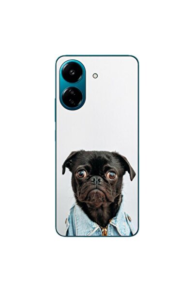 OEM Husa compatibila cu Xiaomi Redmi 13C 4G Silicon Gel Tpu Model Pug Fashion