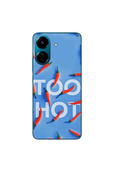 OEM Husa compatibila cu Xiaomi Redmi 13C 4G Silicon Gel Tpu Model Mesaj Too Hot