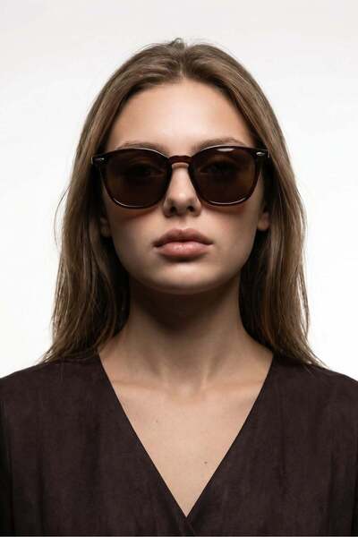 Bilge Karga Alexis Brown Brown Sunglasses