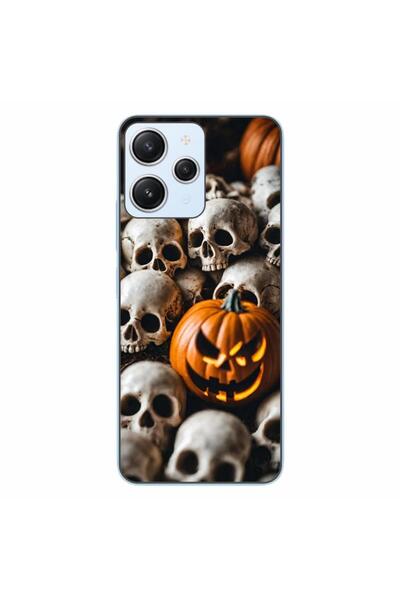 OEM Case compatible with Xiaomi Redmi 12 4G Silicone Gel Tpu Model Halloween ...