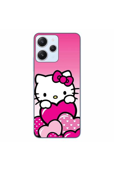 OEM Husa compatibila cu Xiaomi Redmi 12 4G Silicon Gel Tpu Model Hello Kitty ...
