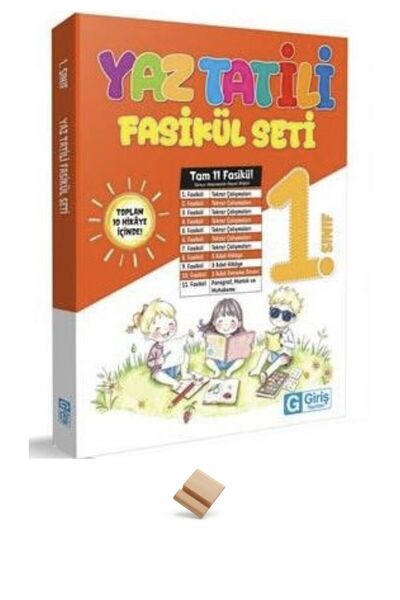 Giriş Yayınları Giriş 1. Sınıf Yaz Tatili Seti Fasikül Fasikül ve Telefon Standı