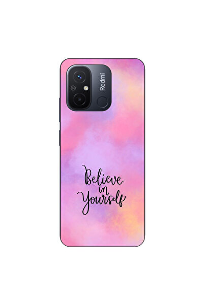 OEM Θήκη συμβατή με Xiaomi Redmi 12C Σιλικόνης Gel TPU με σχέδιο  "Πίστεψε στ...
