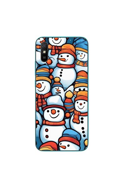OEM Husa compatibila cu Xiaomi Redmi 9A Silicon Gel Tpu Model Snowman Pattern