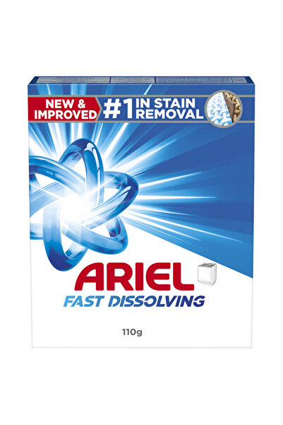 Ariel Fast Dissolving Laundry Detergent Powder 110g