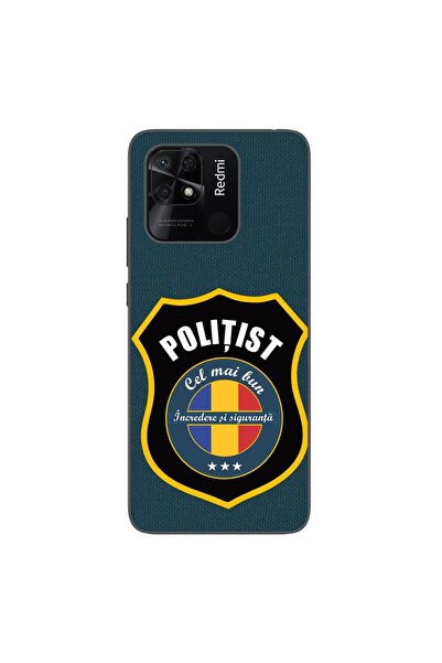 OEM Θήκη συμβατή με Xiaomi Redmi 10C Σιλικόνης Gel TPU Μοντέλο Αστυνομικός