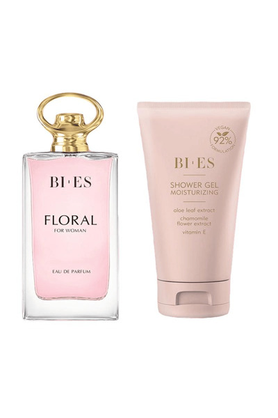 AngelsAccessories Bi-Es Floral Gift Set for Women – Άρωμα EDP 90ml & Shower G...