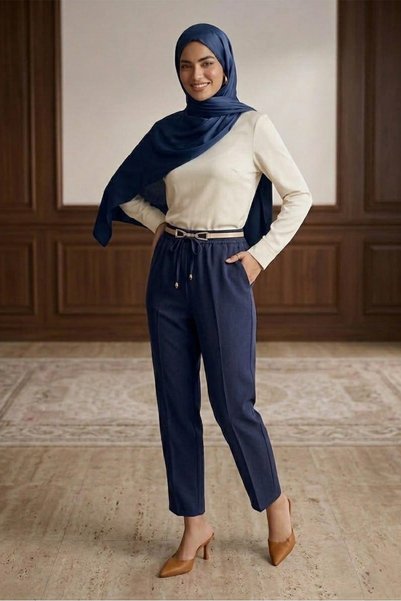 mrv women Women's Hijab Carrot Leg Pants