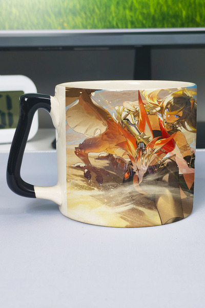 ZipZap Dehya Genshin Impact Printed Ceramic Luxury Mug (1 Piece) Special Blac...