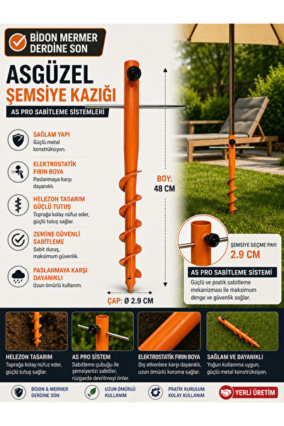 ercgzl Asgüzel şemsiye kazığı