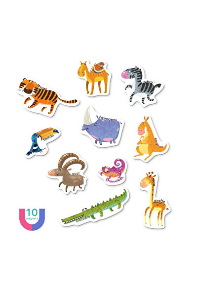 Dodo preschool toy, figurines, magnetic animals