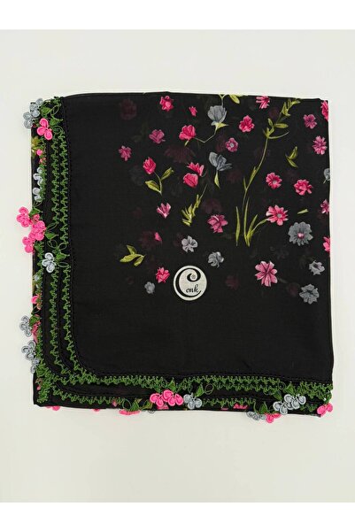 Şatilli Handmade Tığ oyası el emeği yazma dört kenarı oyalı yazma 100x100 tığ...
