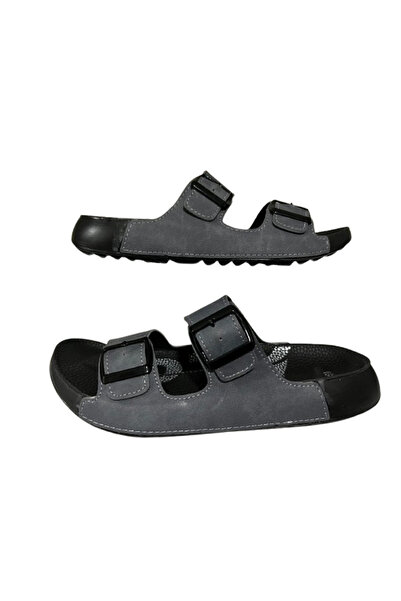 ALC 50651 Men's Anatomical Sole Daily Slippers with Stylish Buckle, Comfortab...